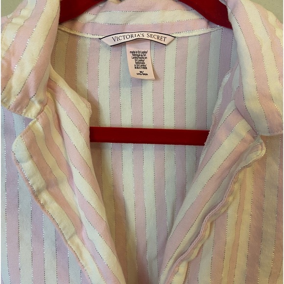 Victoria’s Secret Pink Striped Pajama Top - Picture 8 of 9